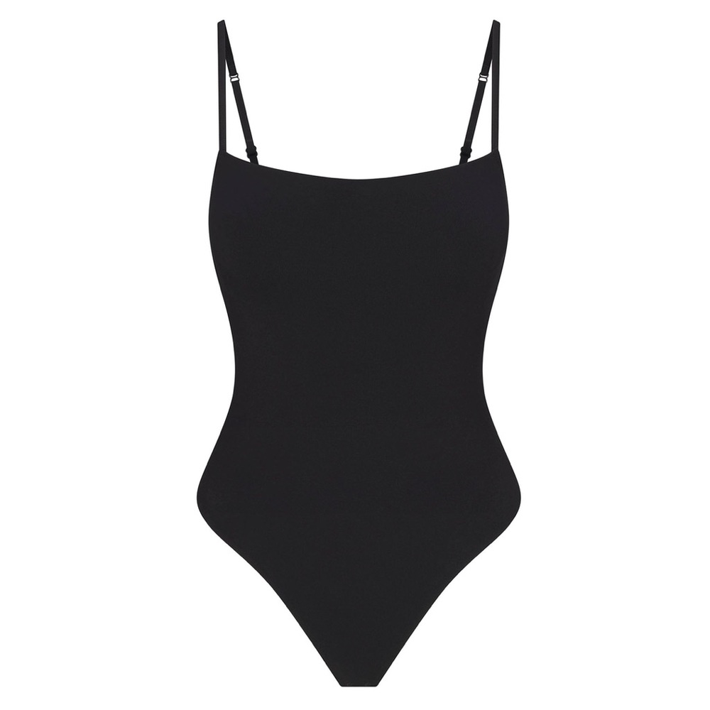 NWOT Skims Smooth Layers Cami Bodysuit Obsidian Black